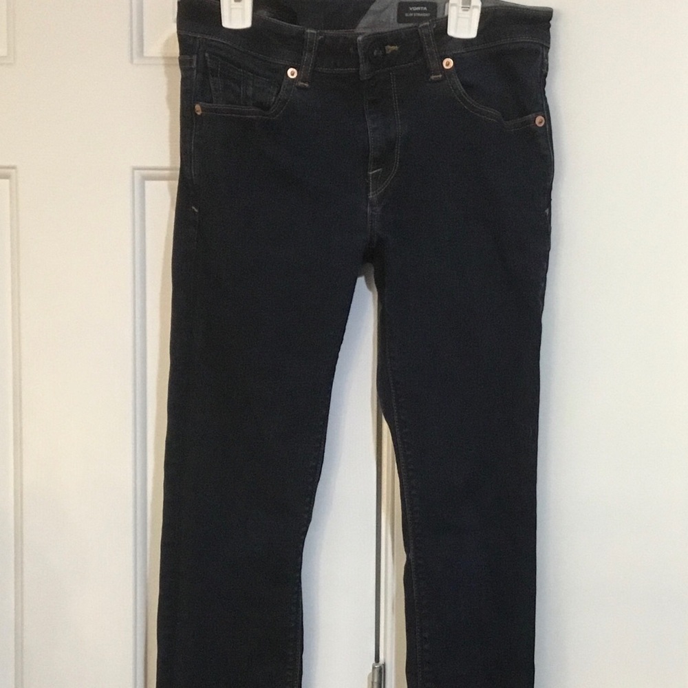 Boys Volcom Jeans Size 28 Slim Straight - Excellent Condition!